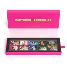 Spice Girls Gold Stamps Set from Royal Mail