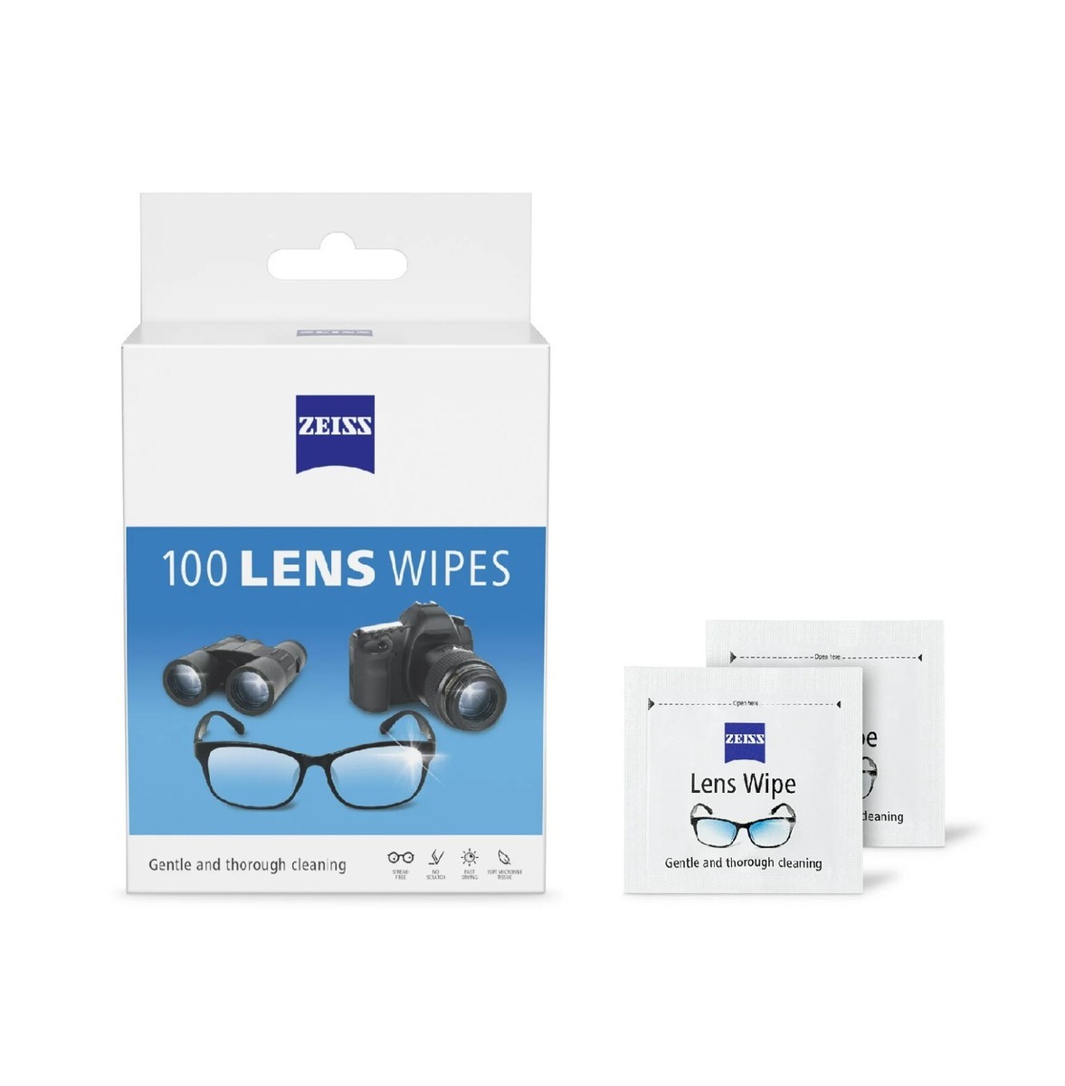 Glasses Wipes Lens Cleaner Lens Wipes for Eyeglasses - 100 Pre