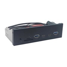 USB3.2 Gen1 5.25Inch Front Panel With 2xUSB3.0 2xType C Optical Drive Bay Panel