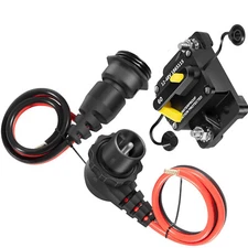 MKR-27 60 AMP Circuit Breaker 1865115 & MKR-28 Trolling Motor Plug & Receptacle