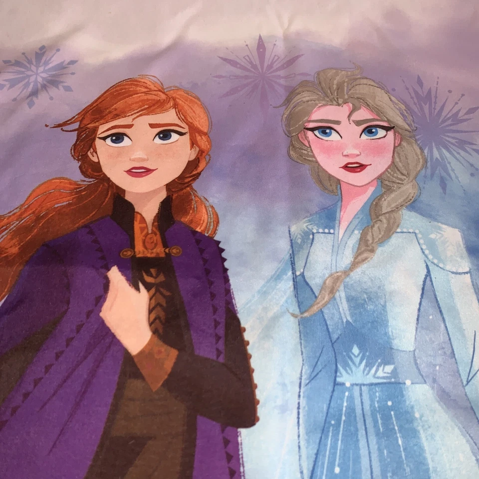 Funda de Almohada Estándar Disney Frozen Anna & Elsa Doble Cara Confía en tu viaje Foto 2 de 4