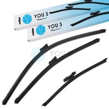 YOU.S SCHEIBENWISCHER WISCHER SATZ HECK + FRONT VORNE + HINTEN für SKODA YETI 5L