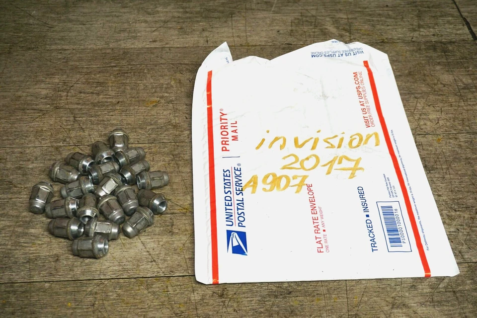 2017 BUICK ENVISION PREFERRED SUV 2.5L L4 GAS WHEEL RIM LUG NUT SET OF 20 OEM - Image 3 of 3