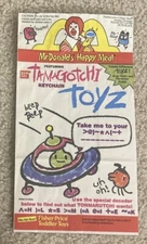Vintage 1998 McDonald's Tamagotchi Keychain Toyz Happy Meal Unused Empty Bag