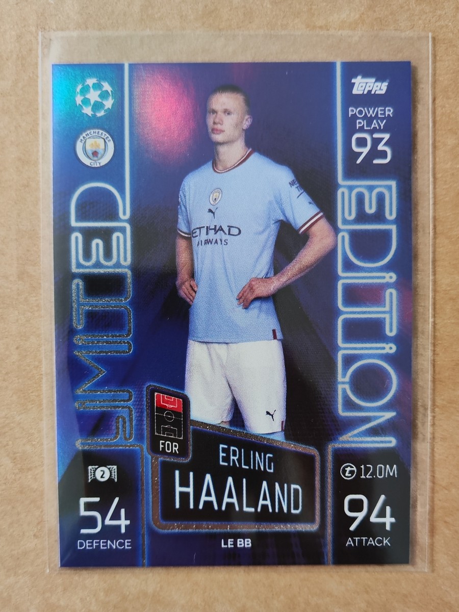 Topps Match Attax 2022 2023 - Erling Haaland Neon Limited