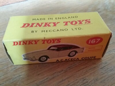 Dinky Toys 167 A.C Aceca Near Virtually Mint/Nice box – JK DIE-CAST MODELS