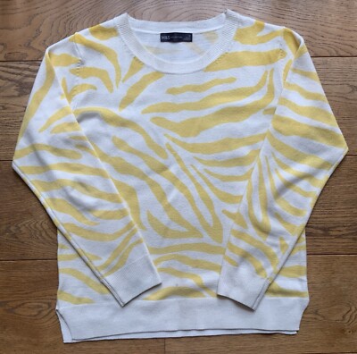 Marks and Spencer Collection Women's Cream Yellow Crew Neck