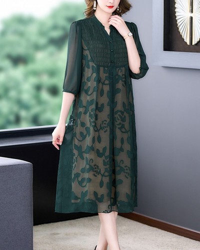 Etuikleider für Damen Small Medium Large XL Größe 6-16 Midi Blumen Pullover Neu - Bild 27 von 56