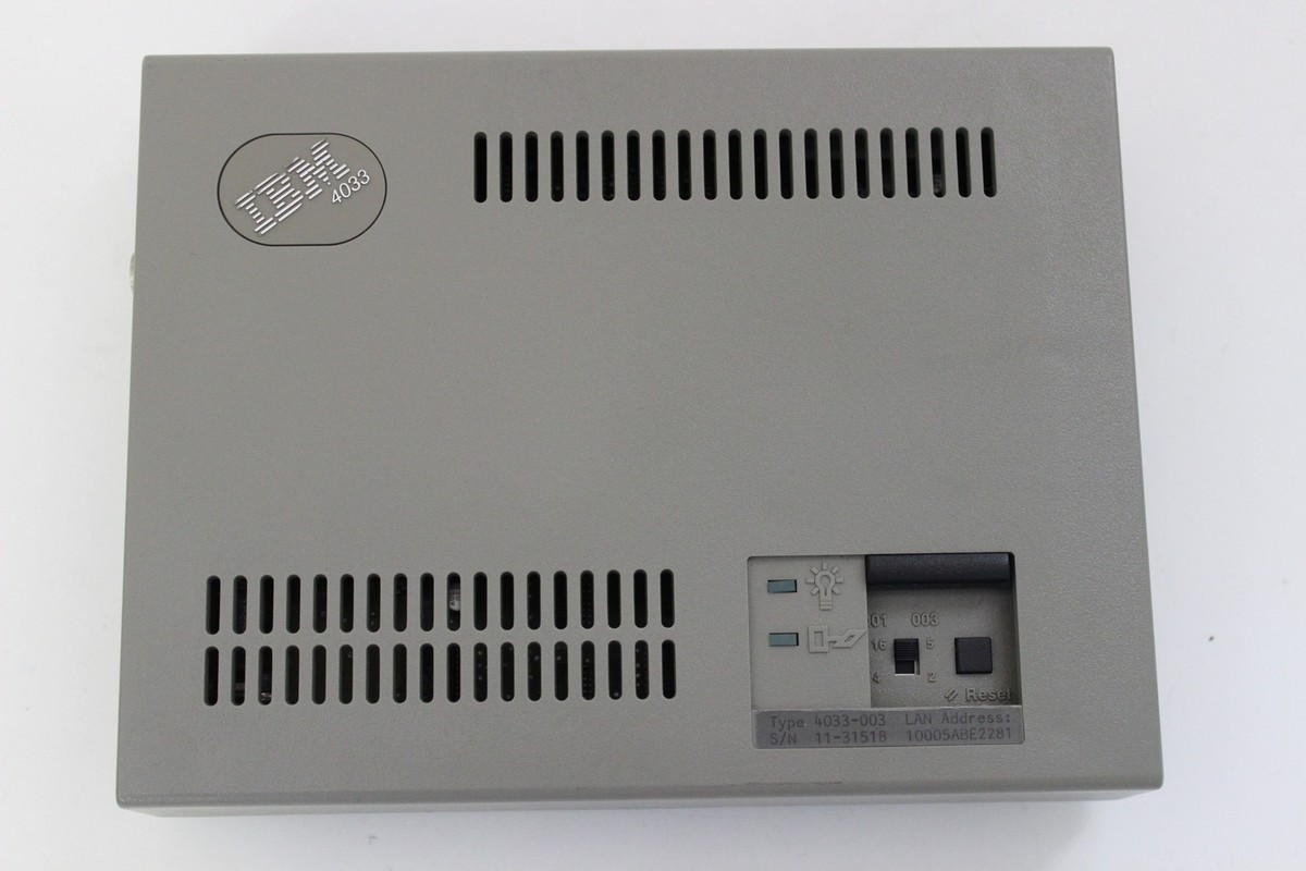 サーバー HP compad IBM LEXMARK 4033-003 4033 MODEL 3 ETHERNET PRINT SERVER WITH AC