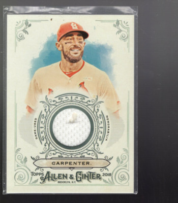 B1119- 2018 Topps Allen and Ginter Relics # Fsrbma Matt Carpenter B - Nm-Mt