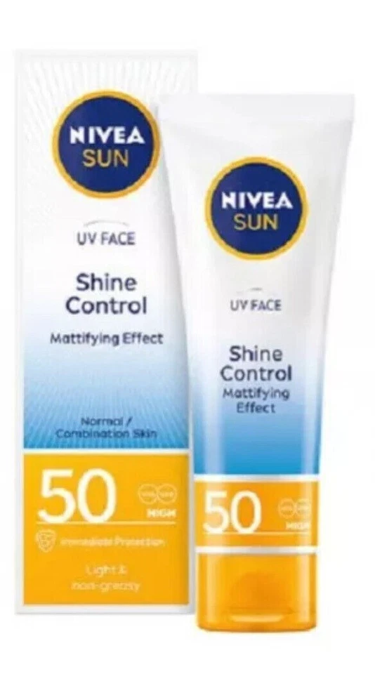 Nivea Sun UV Control Shine Control SPF 50 - 50ml ( ONE CREAM)