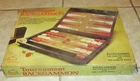Vintage Tournament Backgammon Set E.S. Lowe Milton Bradley 1976 Complete