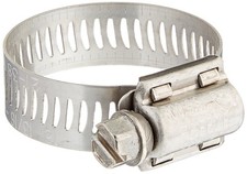 10-Pack of Marine Grade Hose Clamps, SAE Size 16, Diameter 13/16" to 1-1/2