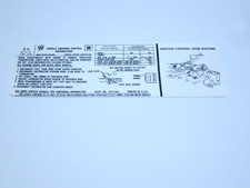 1971 Buick Gs 455-4bbl Engine Emission Control Decal Sticker 1237199 Fd-16