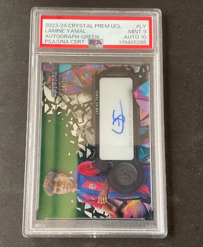 2023 Topps Uefa Lamine Yamal Green /10