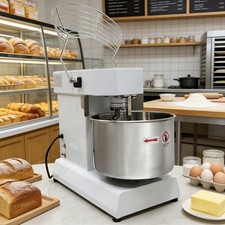 15L Variable-Speed Commercial Dough Mixer 110V 1.1KW Spiral Flour Mixing Machine