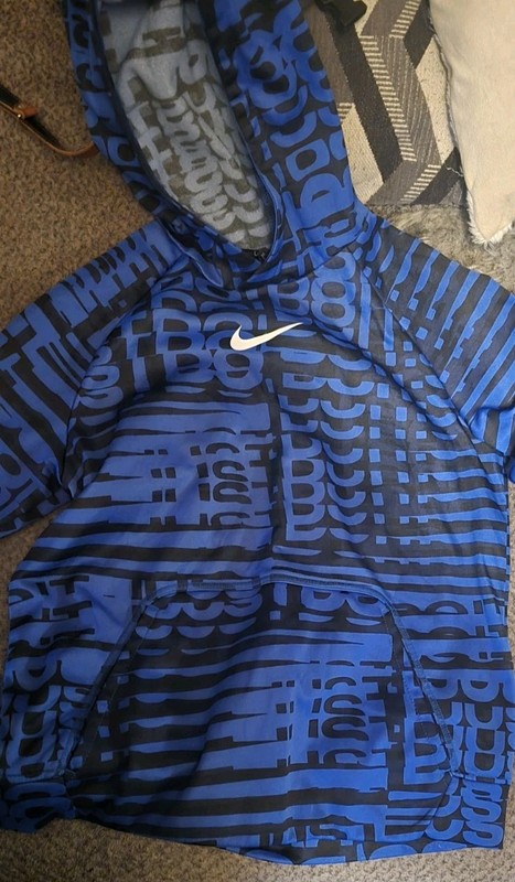 Nike Dri-fit Blue/ Black Hoodie Boys XL