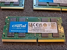 Crucial CT16G4SFD824A.C16FDD1 16 GB DDR4 240MHz PC4-19200 Laptop Memory RAM