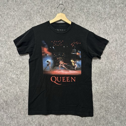 Queen Band T-Shirt Live Concert Graphique Tee Noir Rock Musique Homme Taille S - Photo 1/6