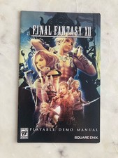 Final Fantasy XII Playable Demo PS2 Manual Only