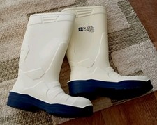 Shoes For Crews Steel Toe Wellington Safety Work Boots  S4 STC  size 6 white 