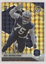 2021 Panini Mosaic Rookies Reactive Yellow Mosaic Prizm Osa Odighizuwa #360 9r5