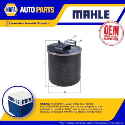 Fuel Filter fits MERCEDES VITO W447, W639 2.2D 2010 on Mahle 6510900852 Quality