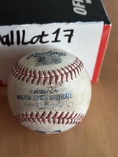 Thairo Estrada Foul Ball 8/16/22 Game Used San Francisco Giants Baseball