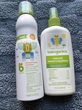 Babyganics Natural Insect Repellent DEET-Free Plant Based Spray 8oz and 5oz Set