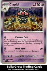 Claydol 095/197 Obsidian Flames Holo Rare