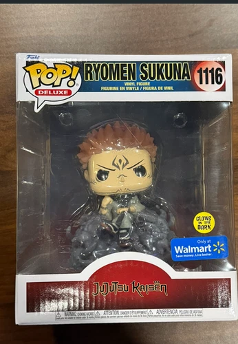 Funko Pop! Deluxe Jujutsu Kaisen Ryomen Sukuna #1116 Glow GITD Exclusive