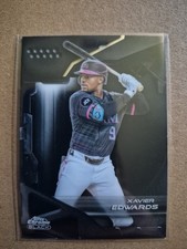 2026 Topps Chrome Black Xavier Edwards #64