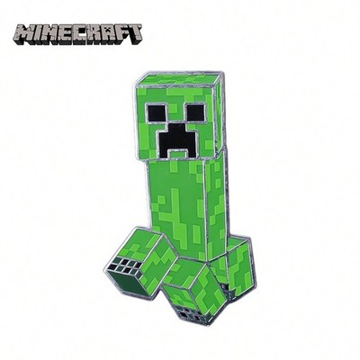 Minecraft Creeper Pin Game Enamel Badge Pixel Green Monster Backpack Jacket New