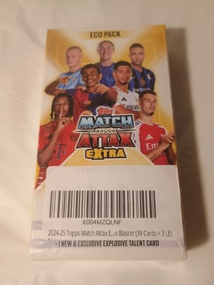 Match Attax Extra  Topps 24/25 Champions League ECO Pack 39 Cards + 3 Limited Ed