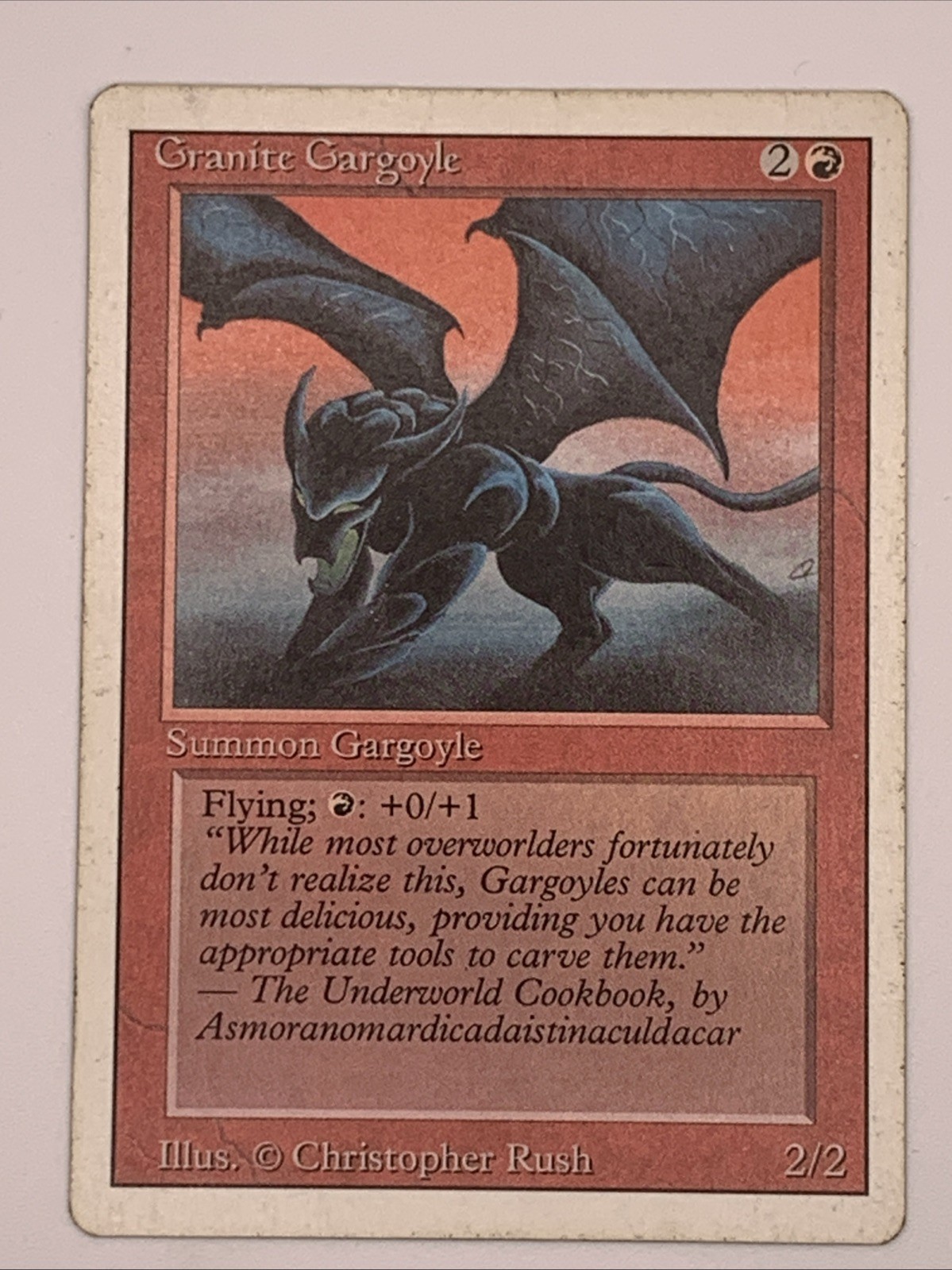 MTG NM Granite Gargoyle Revised 3rd Edition Free Shipping & Tracking