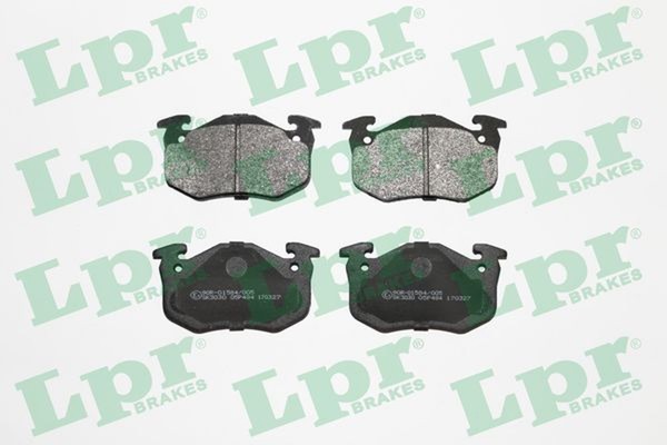 Lpr Bremsbelagsatz Scheibenbremse 05P484 FüR Renault Twingo 1 C063 C064 C066 16V-image