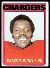 1972 Topps Deacon Jones San Diego Chargers #209