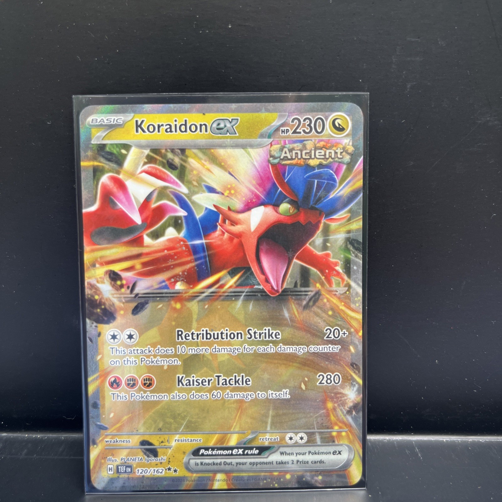 Koraidon ex 2024 Scarlet & Violet: Temporal Forces #120/162 Double Rare  Price Guide - Sports Card Investor
