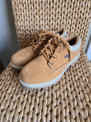Lugz Men Boots Size 11 Model# MEMPLK- 7431 Brown Slip Resistant (Cracking Outer)