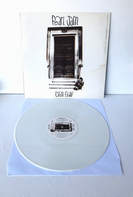Pearl Jam Even Flow UK Limited Edition 1992 White Vinyl 45RPM Maxi-Single NM