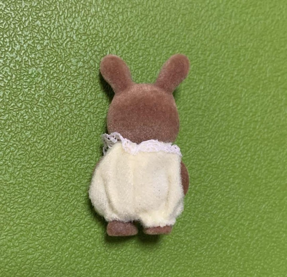 Sylvanian Family Brown Rabbit Baby Doll Figure Rabbit Rabbit | eBay