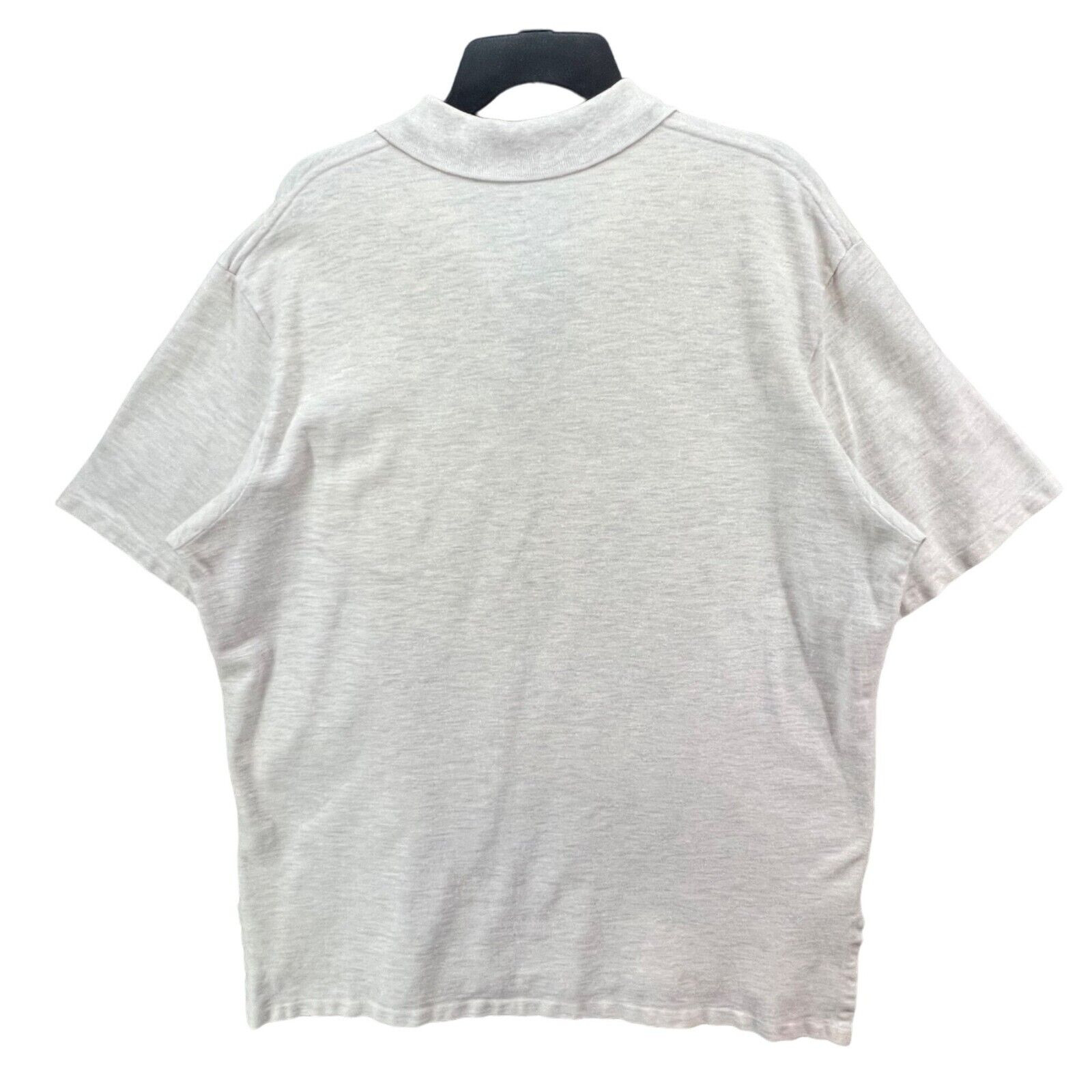 Polo Ralph Lauren vintage camicia uomo XL avorio cotone pony logo made USA preppy