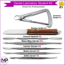 Dental Waxing Instruments Kit Carving Wax Carvers  Spatula for Laboratory Use
