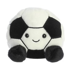 Aurora Adorable Palm Pals Striker Soccerball Stuffed Animal - Small, Black