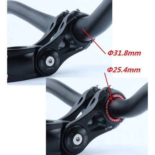 25.4 to 31.8mm shim handlebar adapter spacer holder 1 pair - Photo 6/19