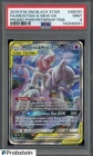 2019 Pokemon SM BSP Power Partnership Tins #SM191 FA Mewtwo & Mew GX PSA 9
