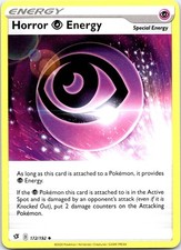 Horror Psychic Energy 172/192 Uncommon Rebel Clash Pokemon Near Mint