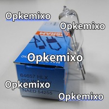 OSRAM 64657 HLX 24V250W G6.35 Halogen Optic Lamp 300H Surgical Shadowless Bulb