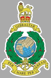 Royal Marines Royal Navy badge patch Self Adhesive Vinyl Sticker