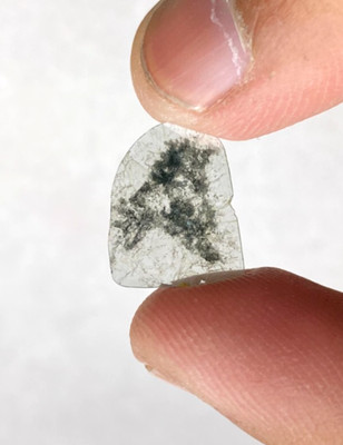 Grauer Natürlicher Diamant Slice Antike Form Polki Fancy Diamant 1+ctw